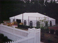 30x50 Frame Tent with Cathedral Side Walls